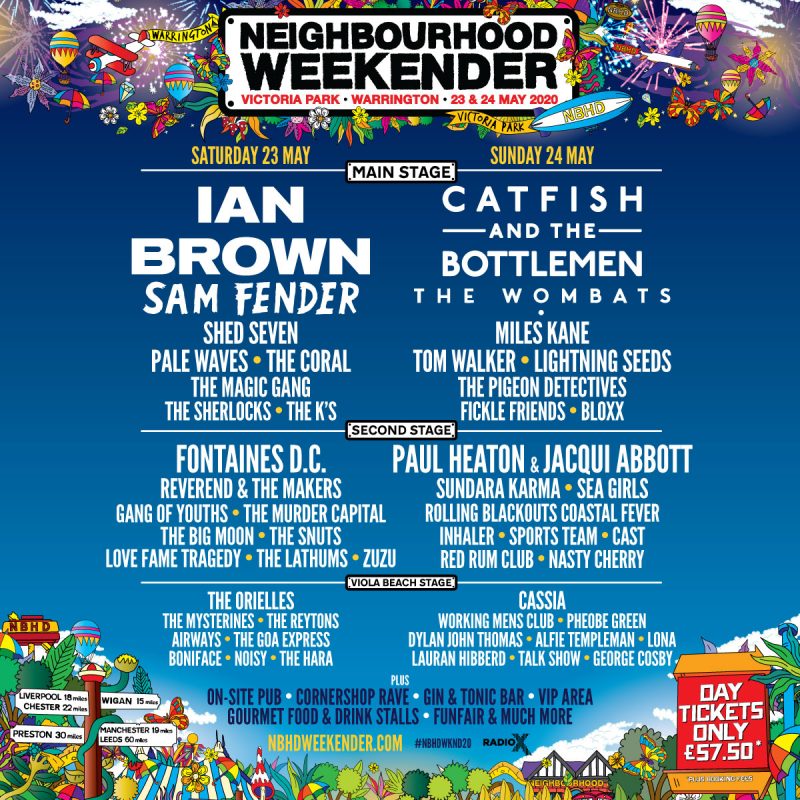 Look at the lineup for Neighbourhood Weekender 2022
