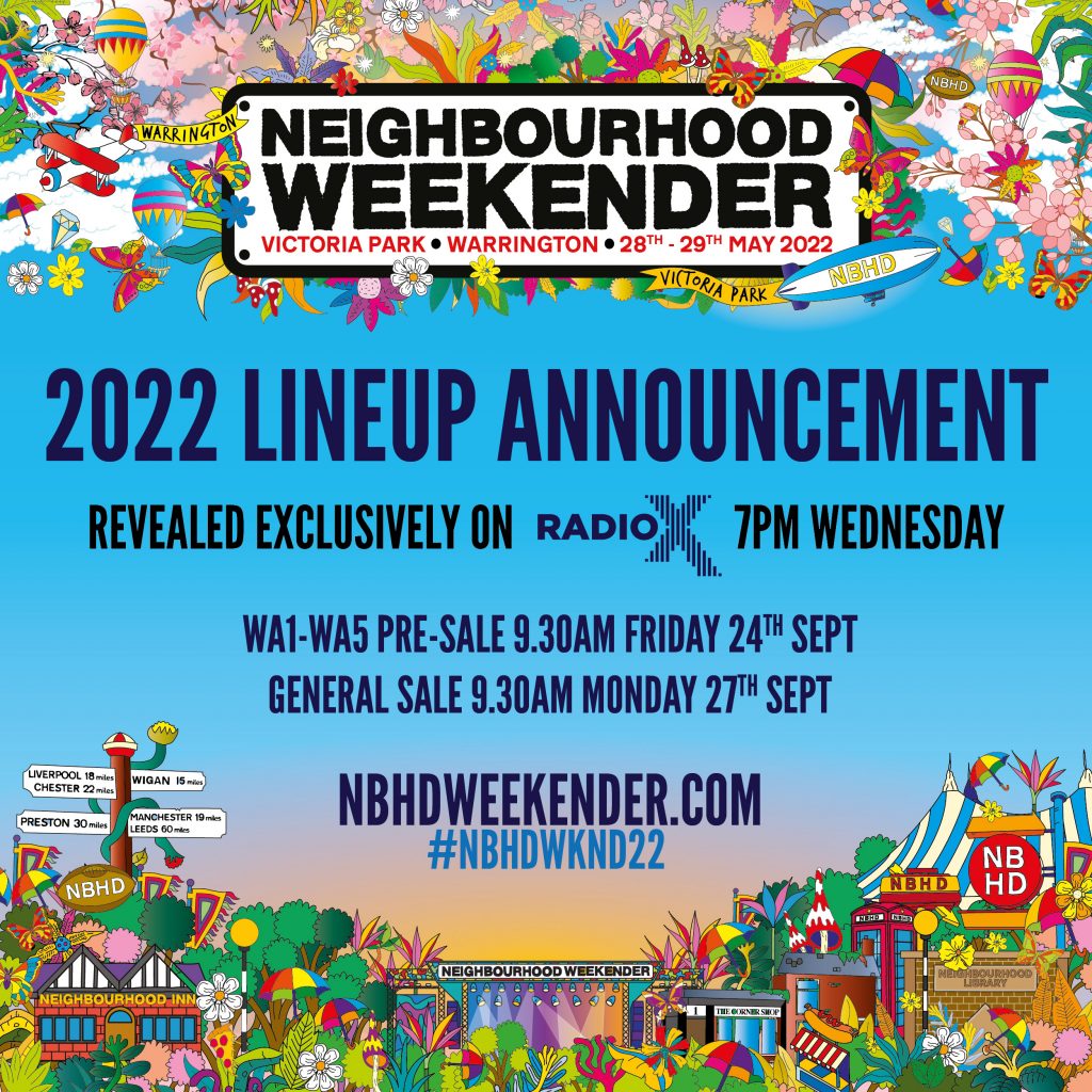 Look at the lineup for Neighbourhood Weekender 2022
